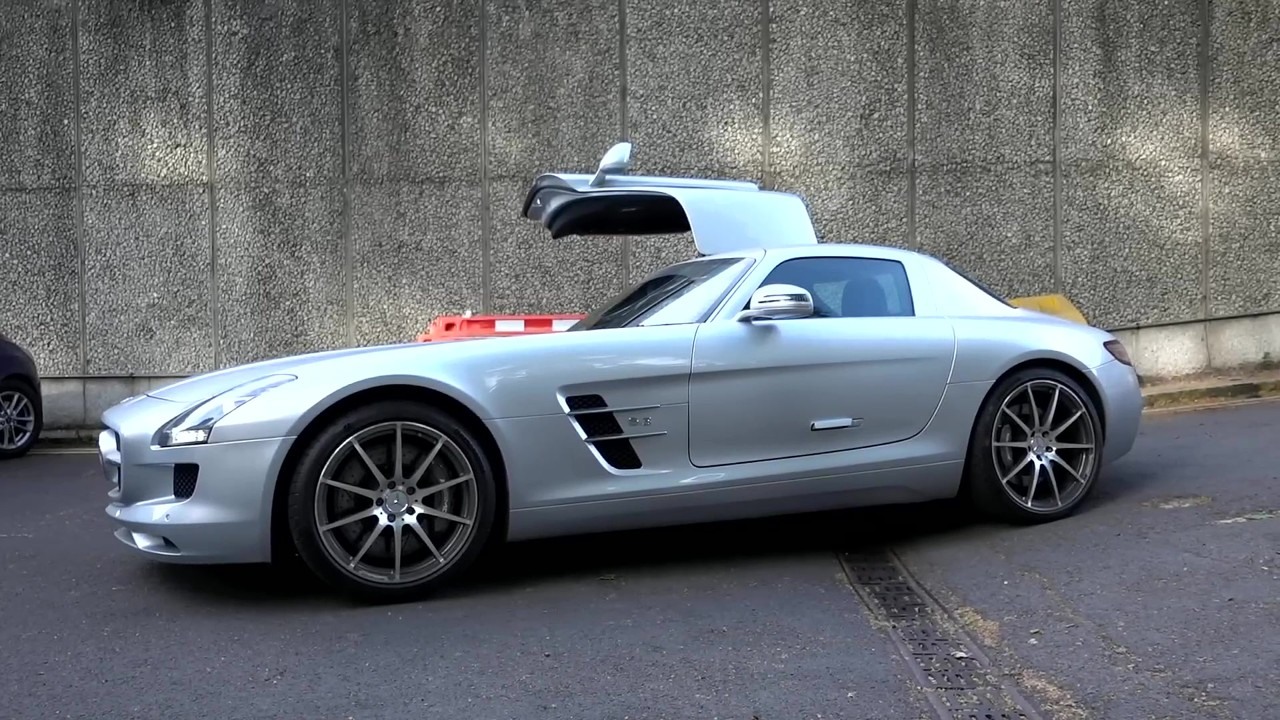 Mercedes SLS AMG final reveal at Posh Wash