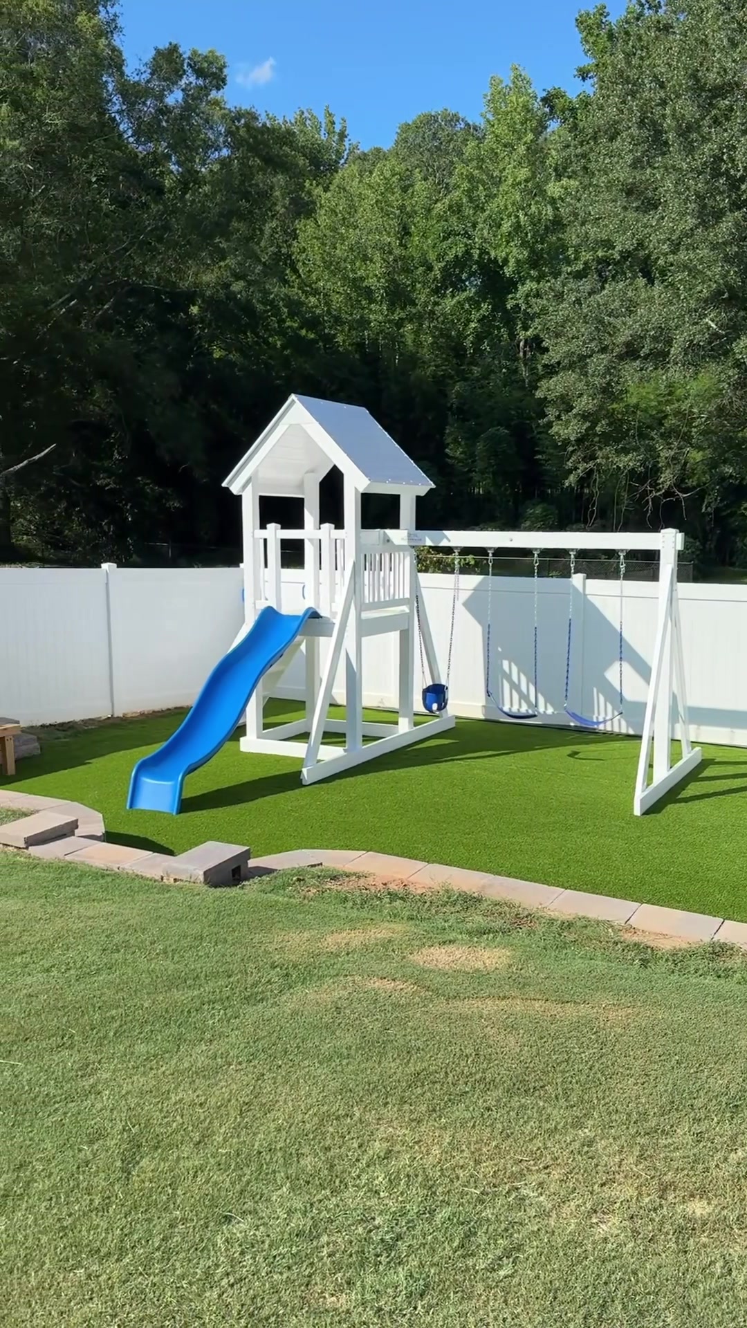 The backyard renovation that became a favorite kids play space