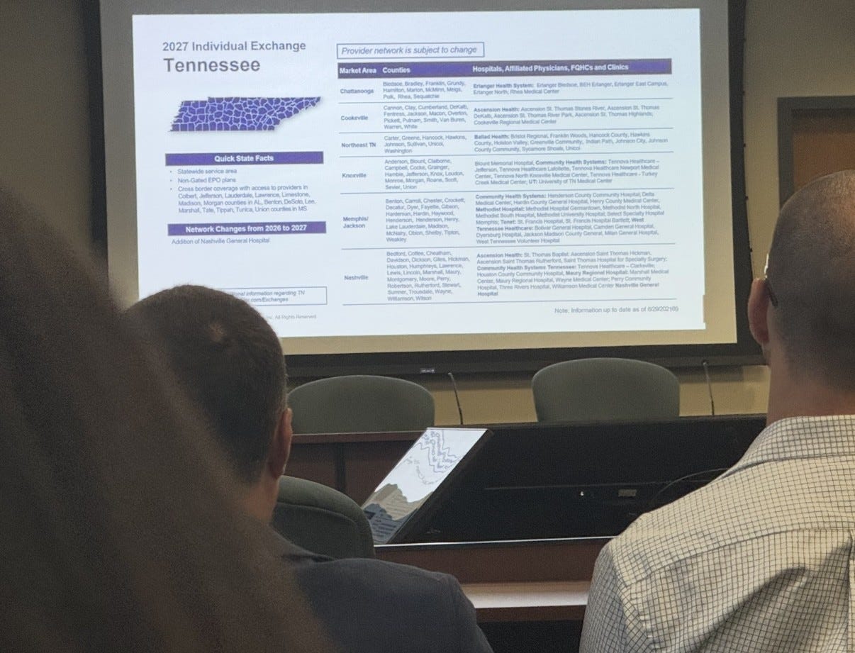 Health insurance premiums jump across Tennessee for 2027
