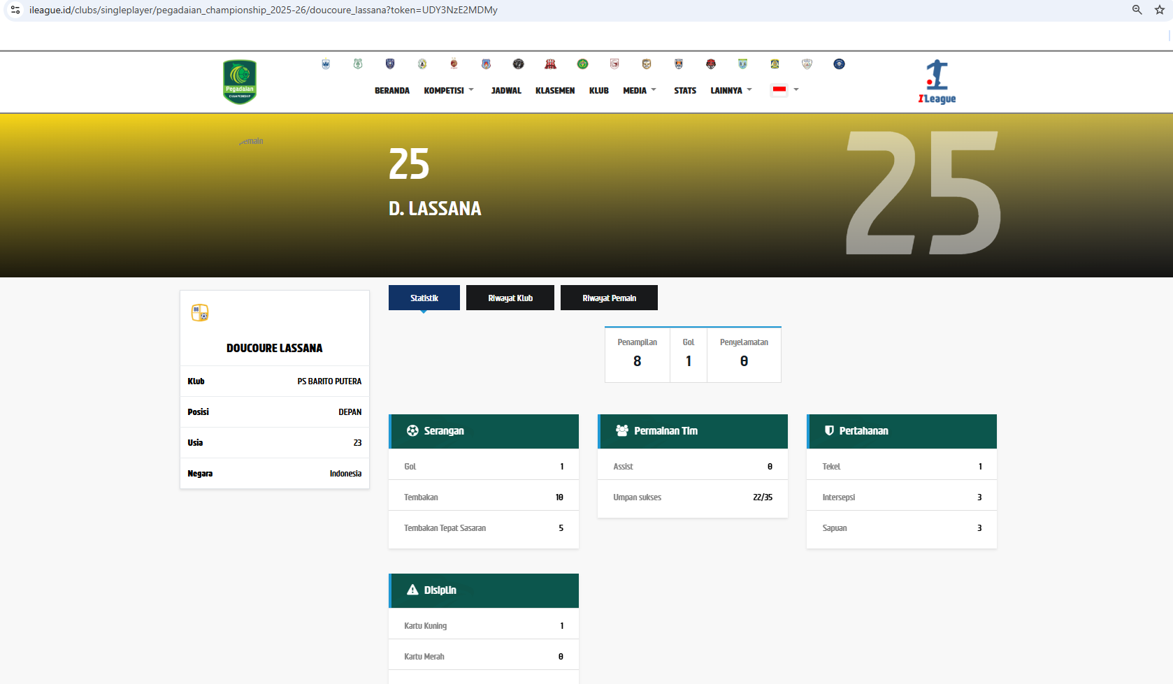 Striker 23 tahun keturunan Mali berstatus WNI resmi direkrut klub kasta ...