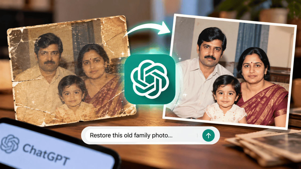 Got a blurry, cracked and discoloured image? ChatGPT can bring your old ...