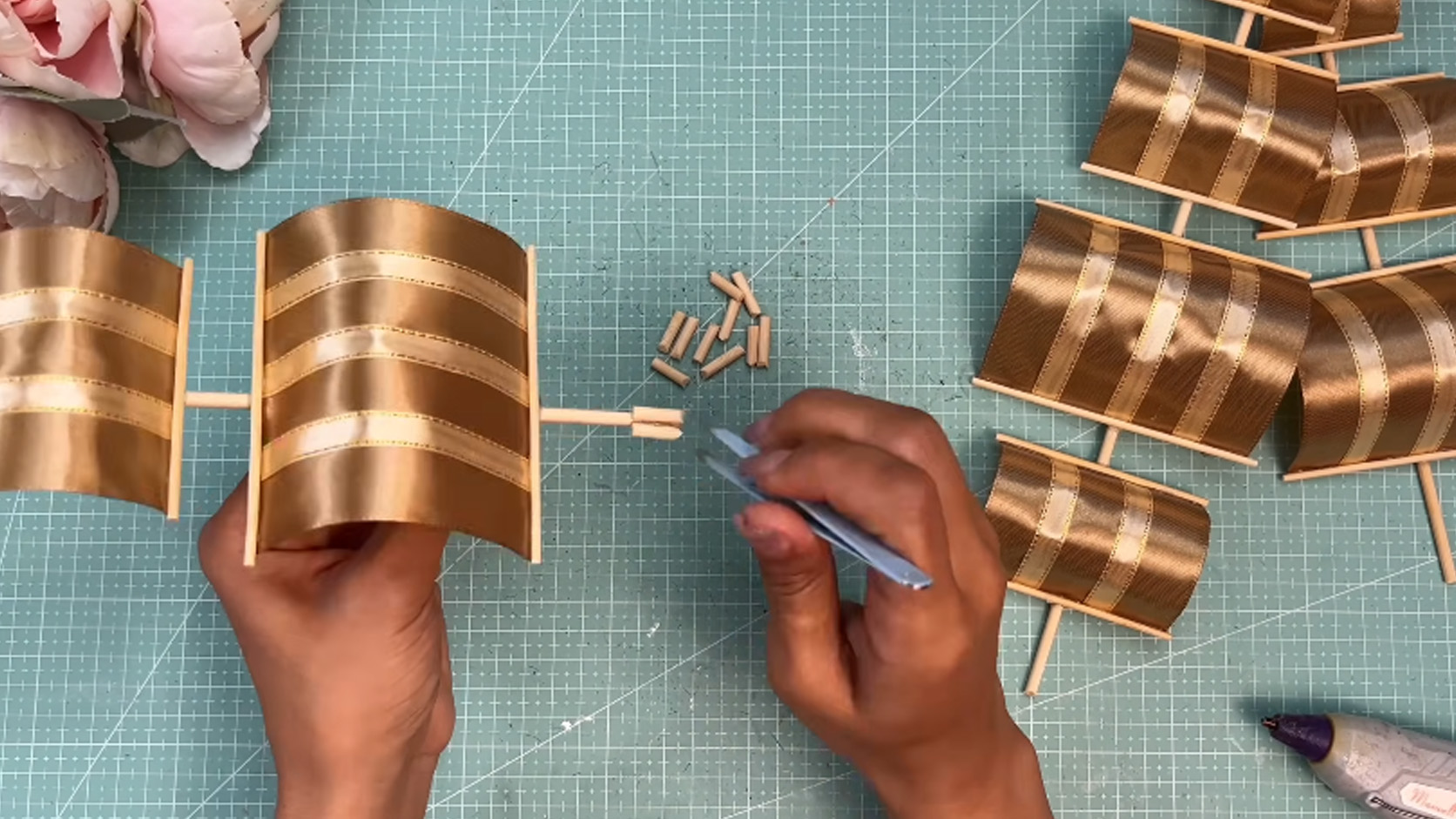 Chic decor starts with a satin ribbon