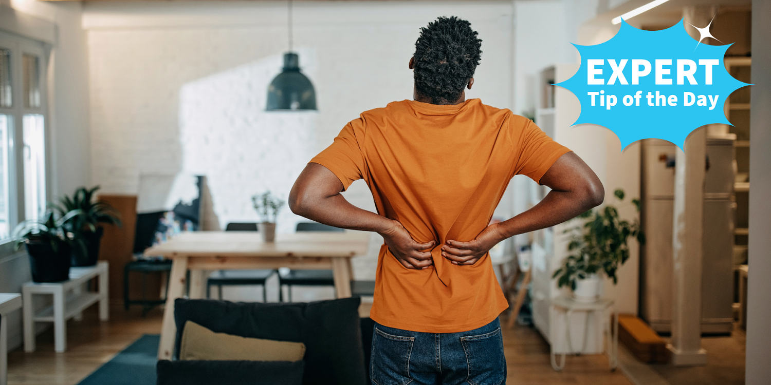 A physical therapist’s 30-second fitness snack to avoid low back pain