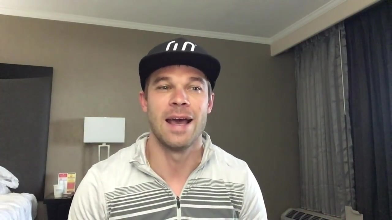 Nick Symmonds goes state high pointing on Mount Rogers