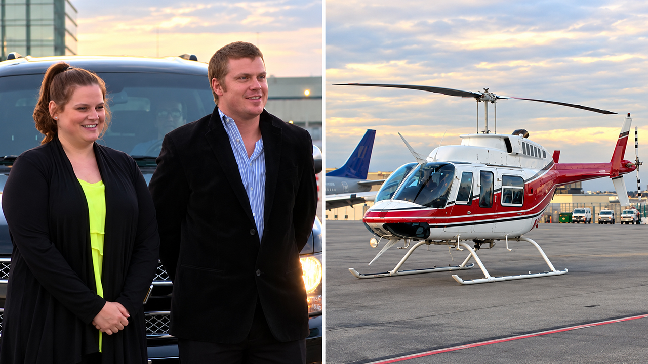 Finalists get an incredible helicopter ride over Los Angeles