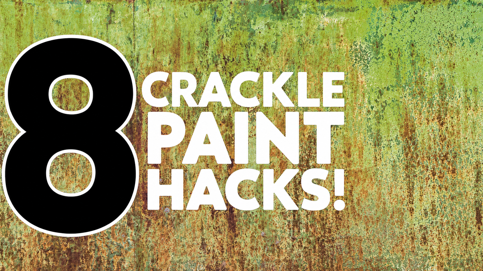 Candles, tape and baby wipes create a vintage paint finish