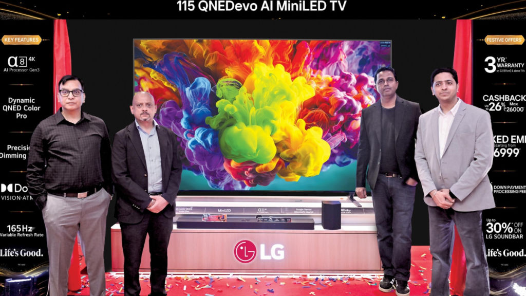 LG unveils a 115-inch QNED evo Mini LED TV in India: Here is what it offers