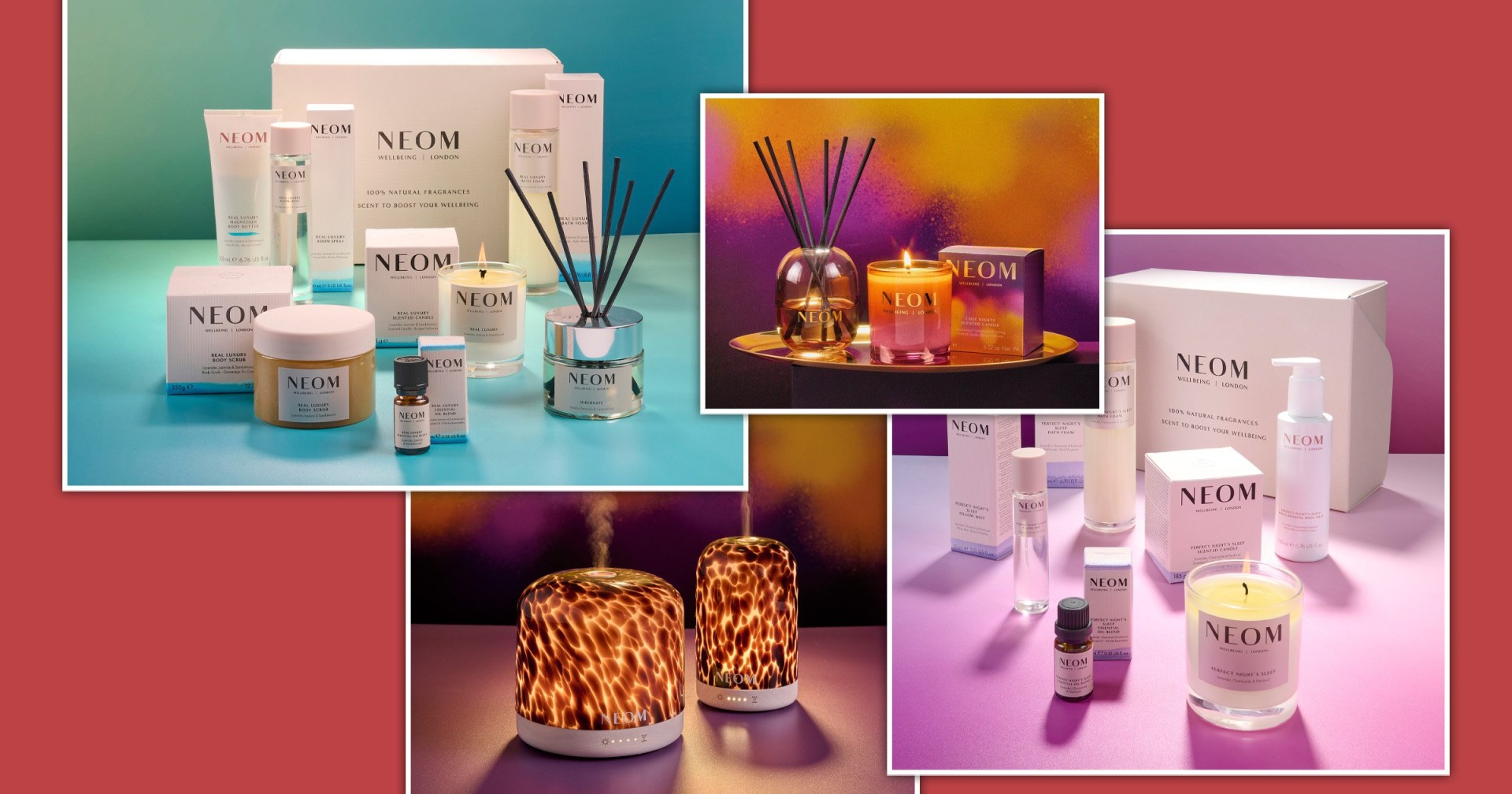 NEOM is offering 25% off sitewide and up to 43% off gift sets