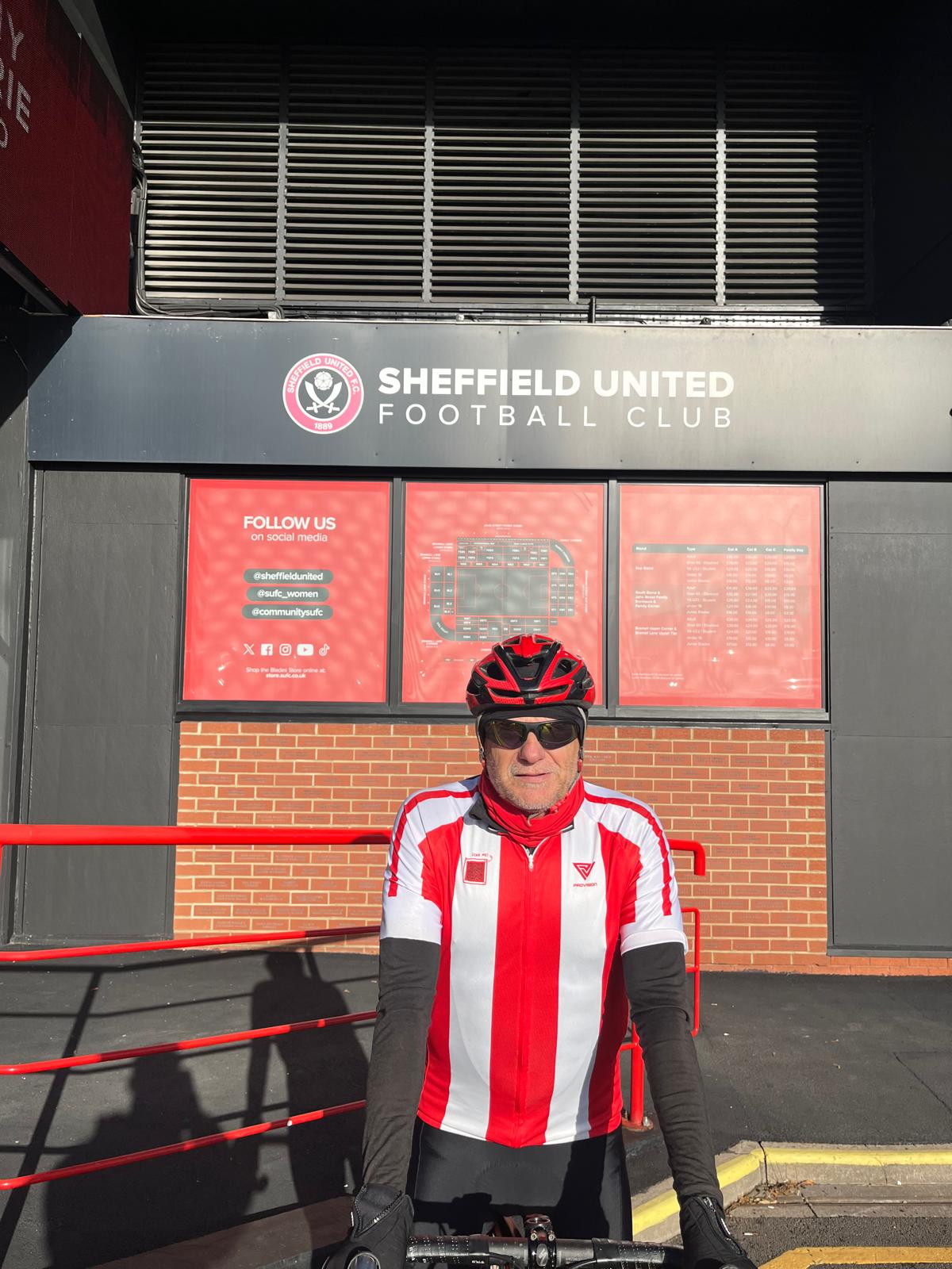 'Blade on a bike' Sheffield United fan James Kemp sets new goal after £ ...