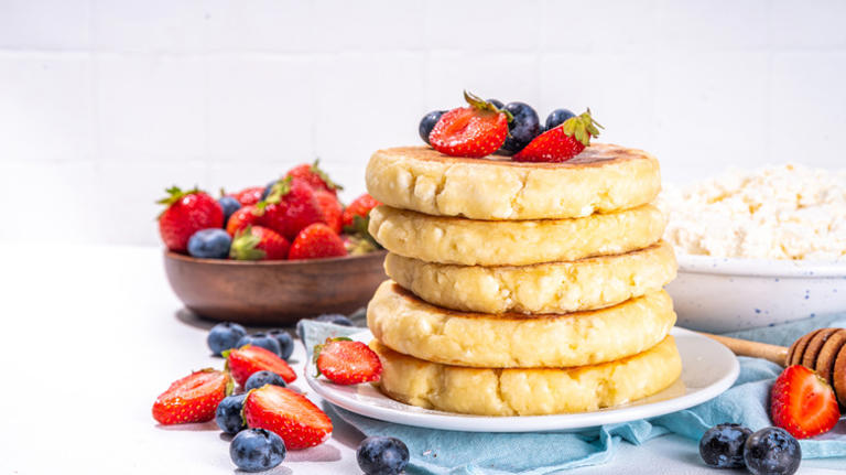 Make pancakes a protein-heavy breakfast with one clever extra step