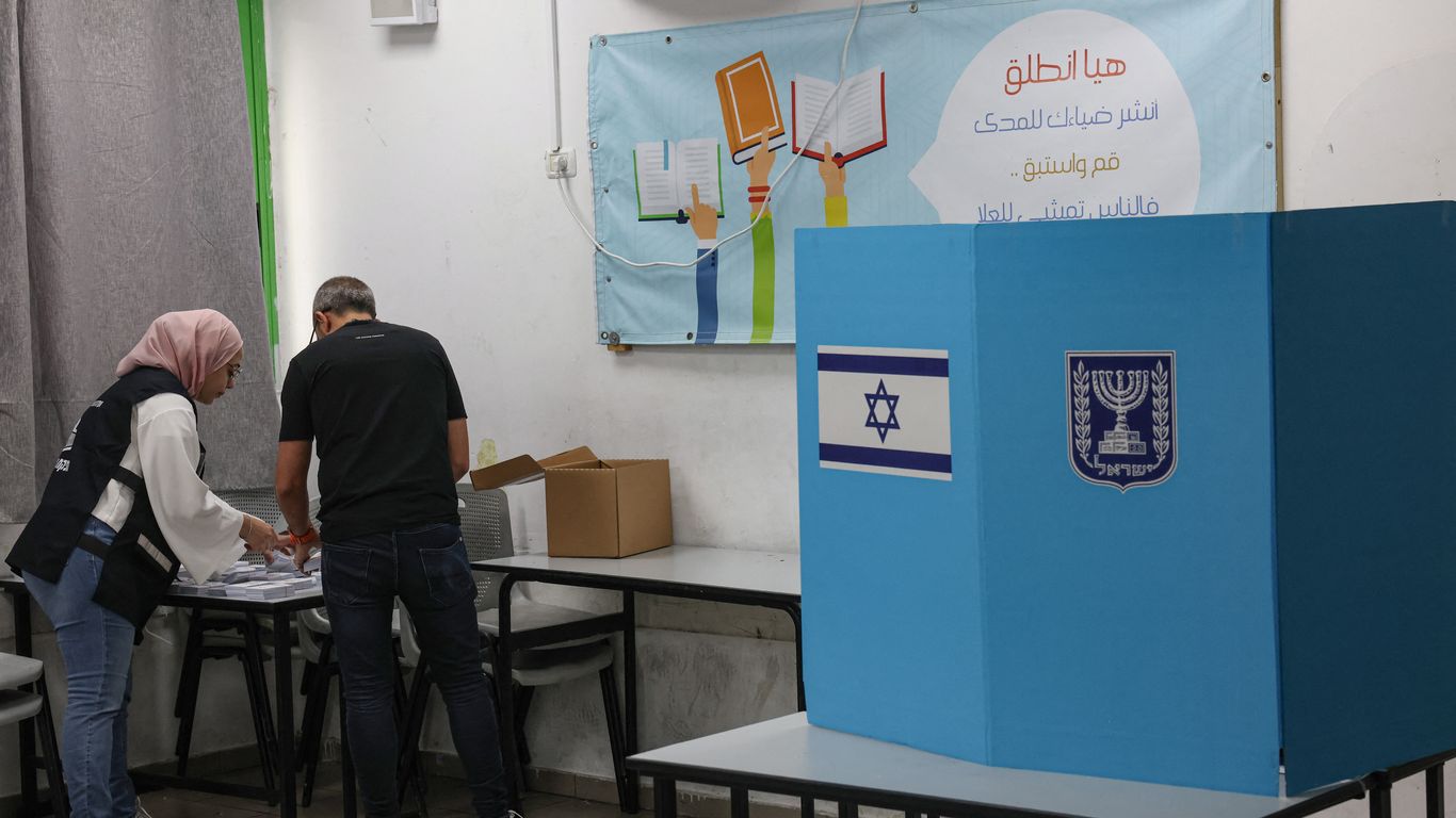 Israeli turnout hits 53-year high in warning sign for Netanyahu