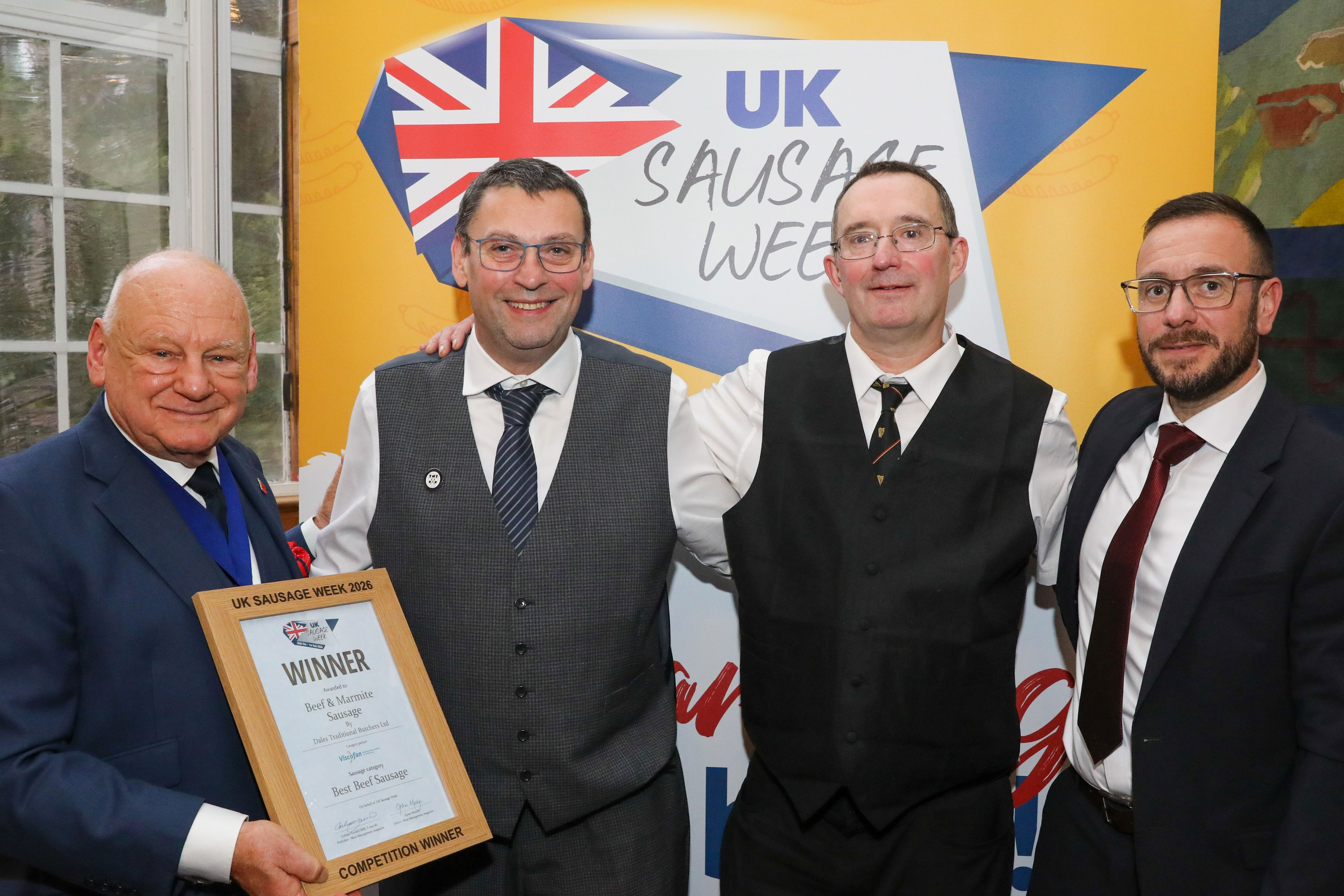 Kirkby Lonsdale butchers scoops national title for best beef sausage