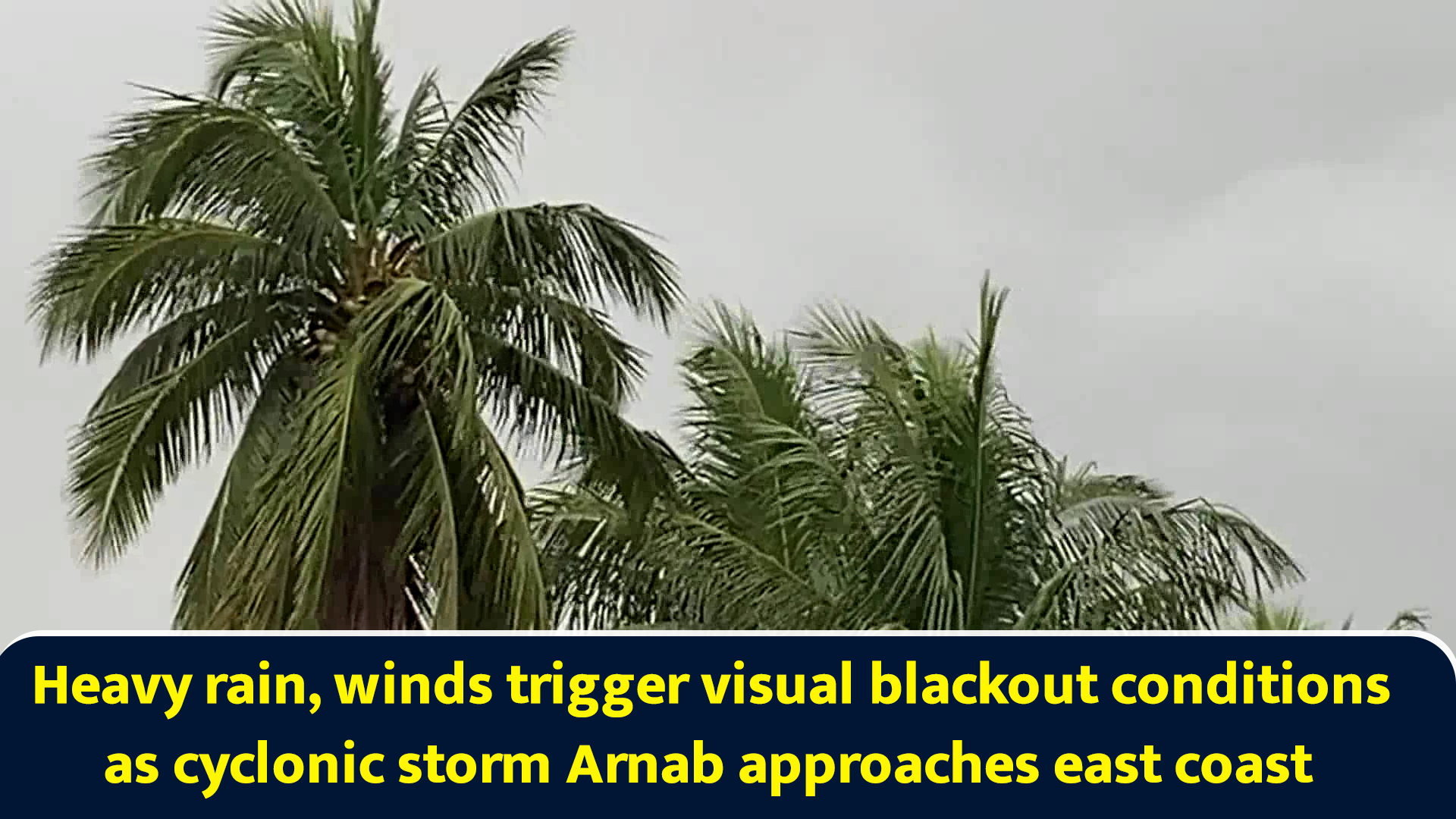 Heavy rain, winds trigger visual blackout conditions as cyclonic storm ...