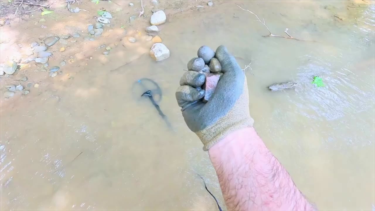 A dropped Civil War bullet emerges from a river more than 160 years later