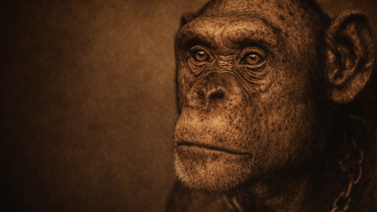 Scientists studied Oliver the chimpanzee, who was mistaken for a human ...