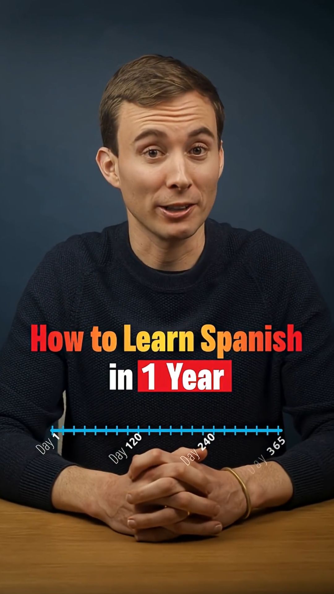How to learn Spanish in 1 year