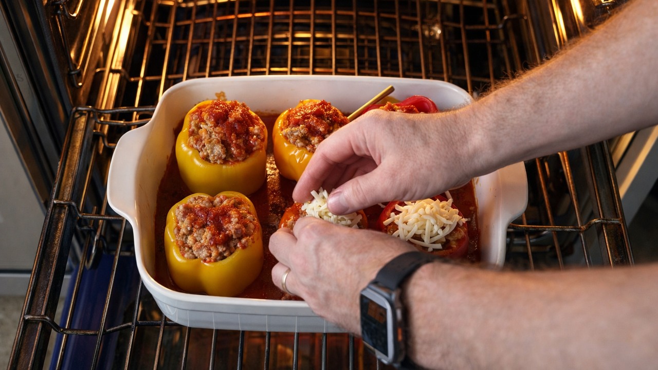 Learning to make stuffed peppers better after disliking them as a kid