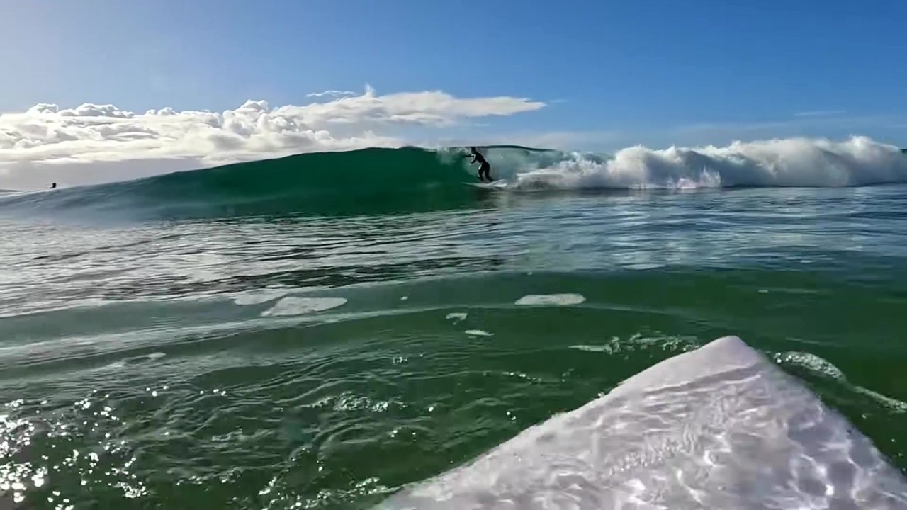GoPro POV surfing glassy barrels in Sydney
