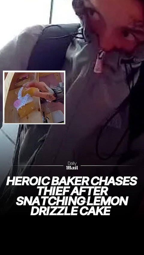 Baker chases thief caught stealing lemon drizzle from cake shed