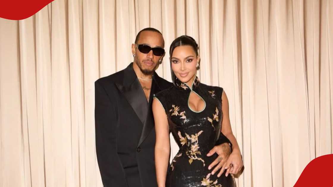 Lewis Hamilton says he loves spending time with Kim Kardashian's 4 kids
