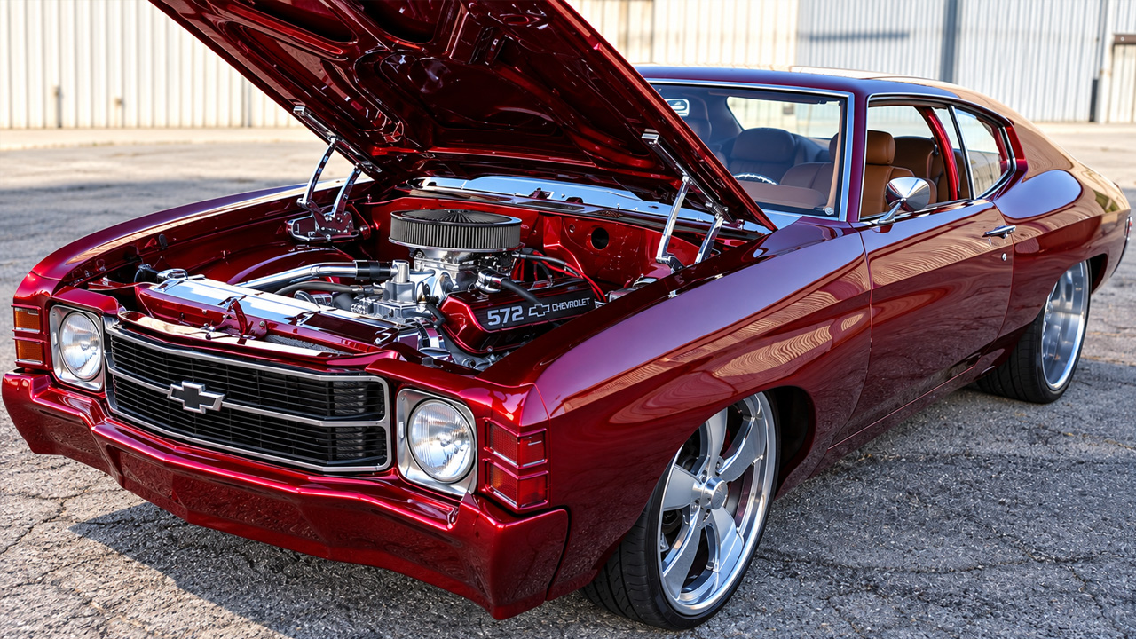 A Radical '71 Chevy Chevelle That Have 572 Big Block Inside