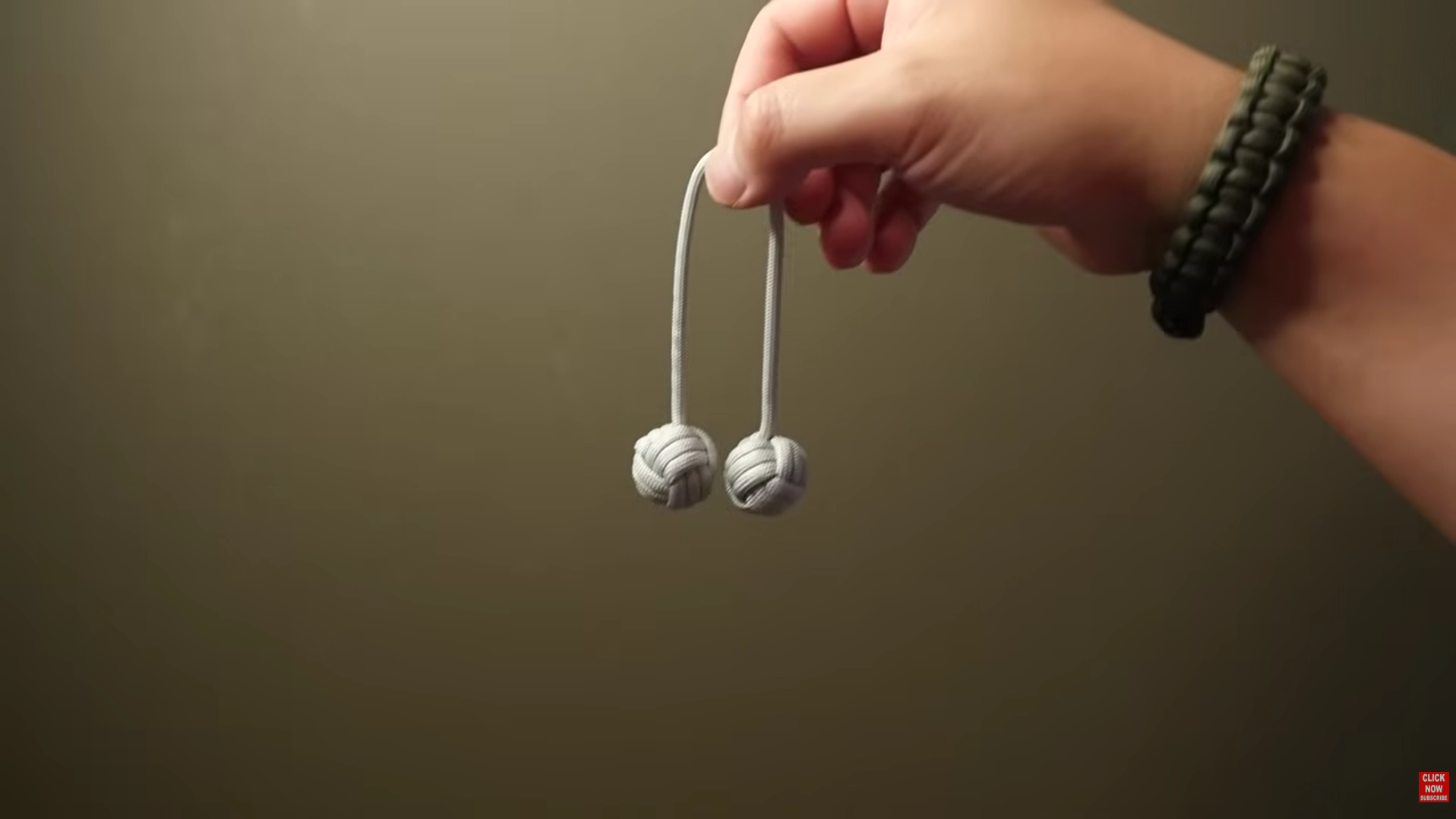 Monkey fist begleri for portable skill and dexterity practice