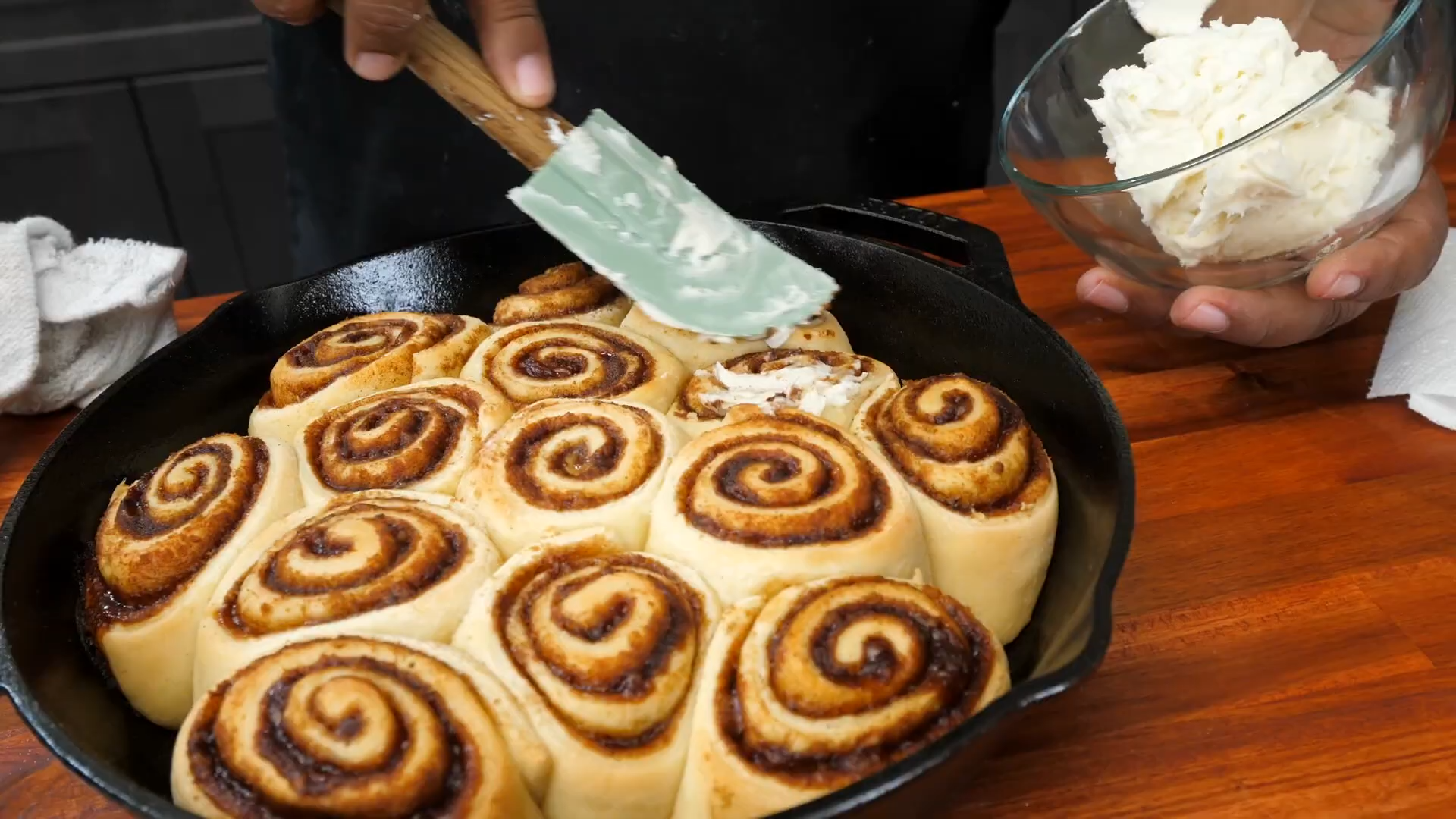 Homemade copycat Cinnabon cinnamon rolls