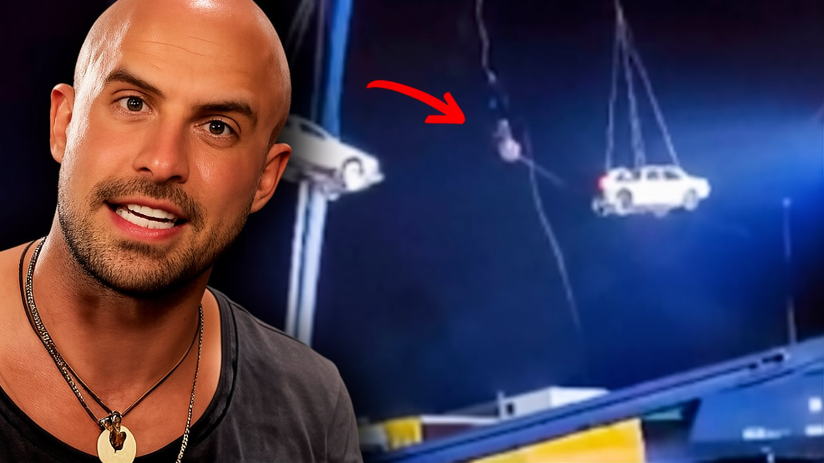 Jonathan Goodwin's horror stunt | Caught on camera