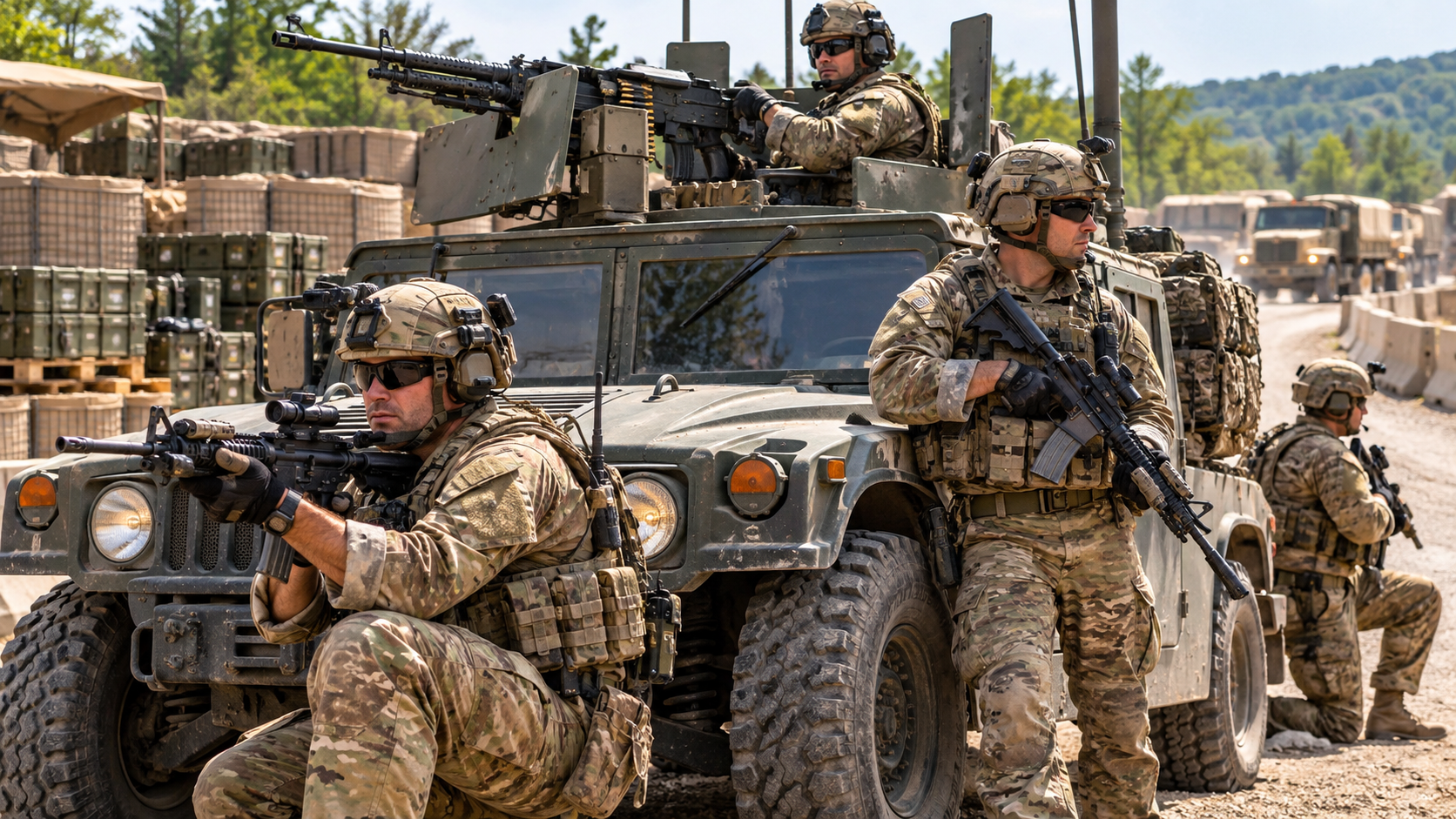 Military police in combat - route security, prisoners, and critical ...
