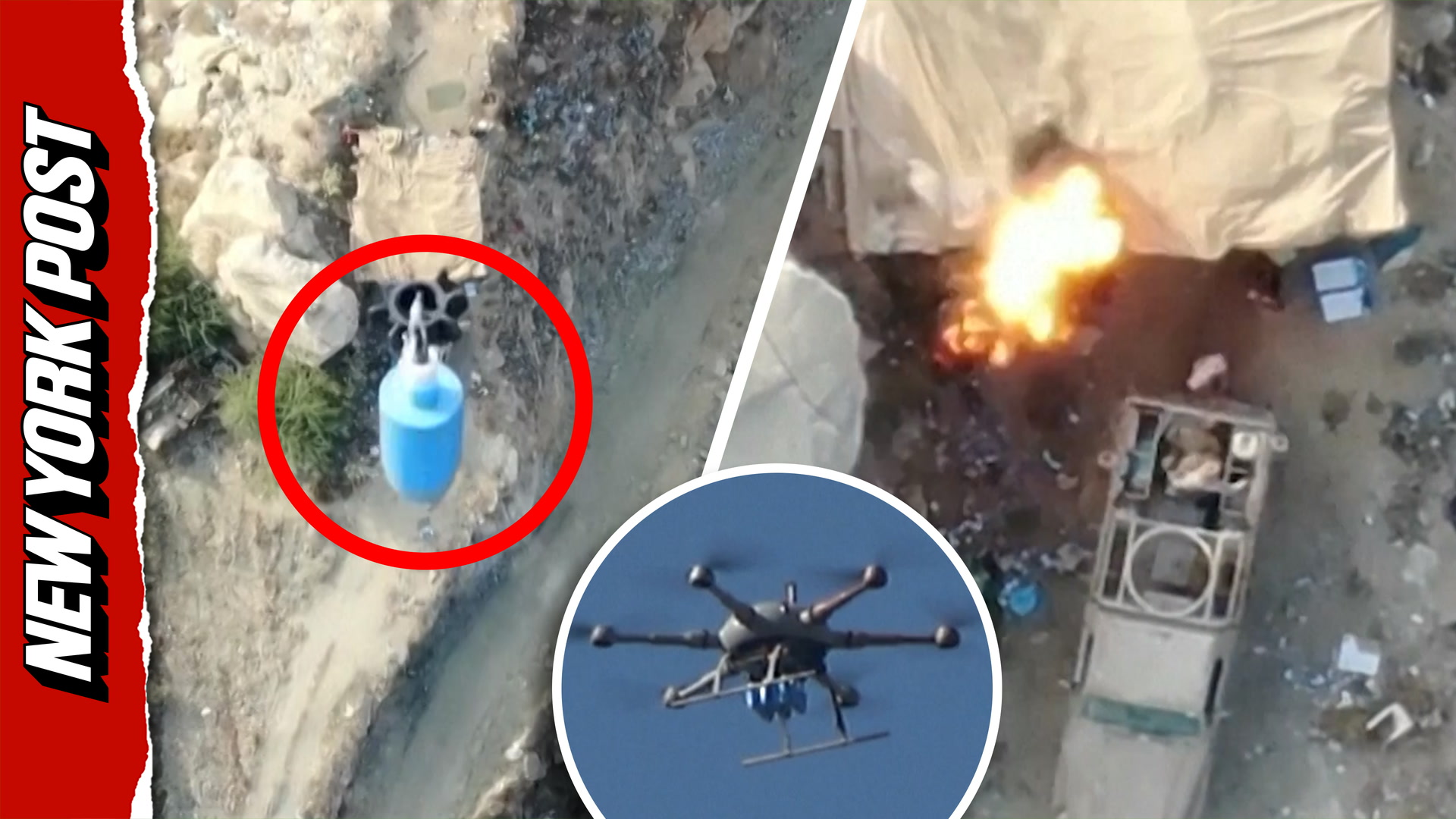 Houthi rebels allegedly deploy drones to drop bombs on unsuspecting ...