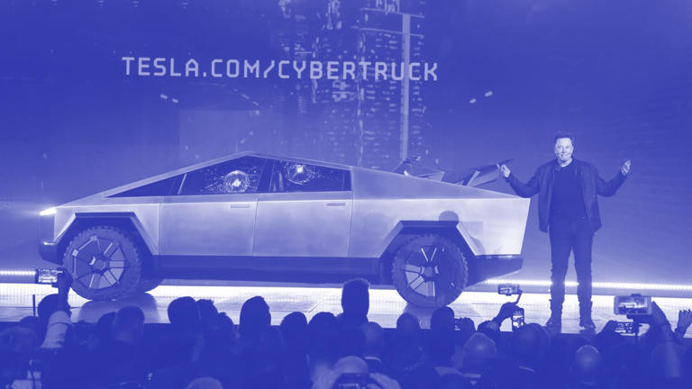 Tesla shares slide after cutting capex target
