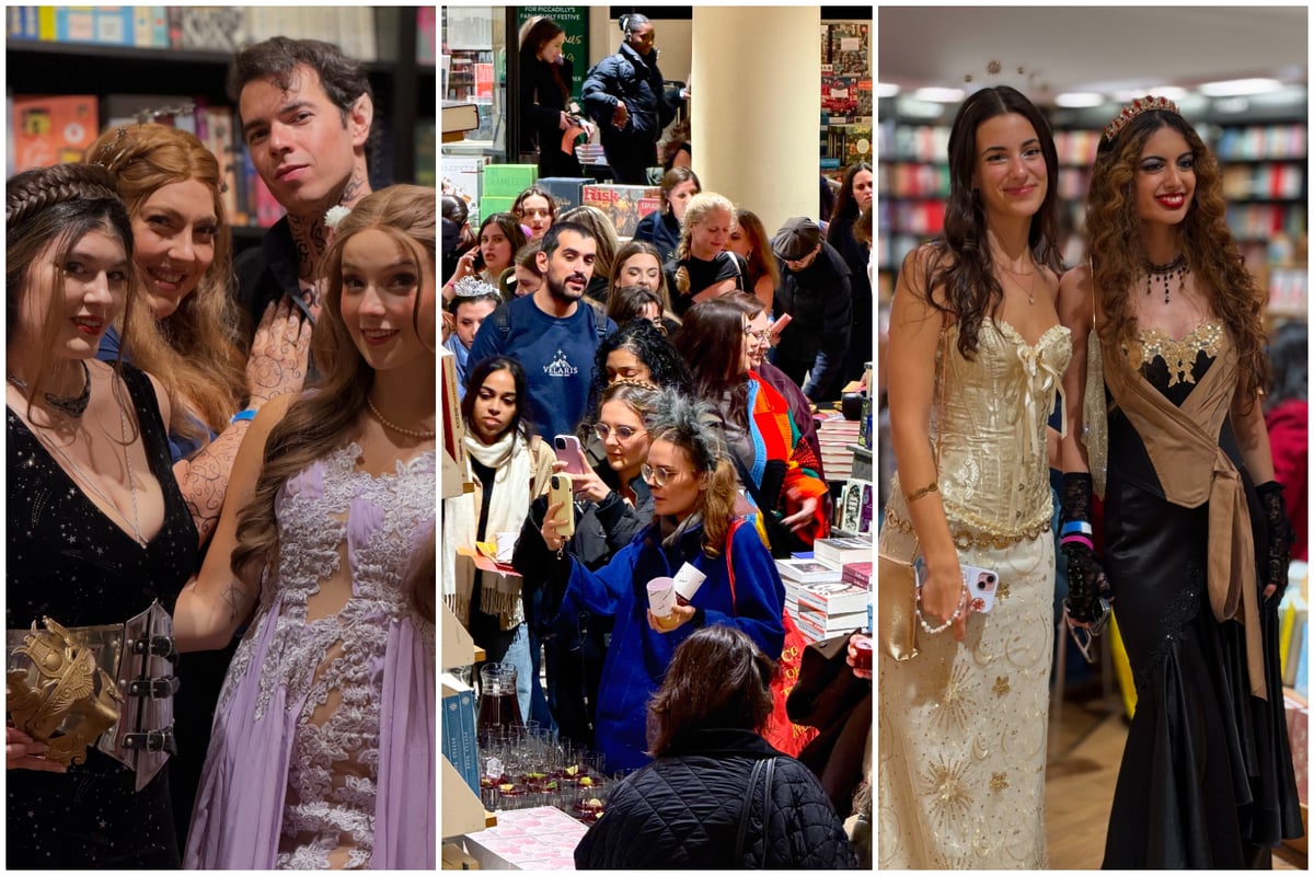 A Court of Thorns and Roses fans dress up for midnight launch parties