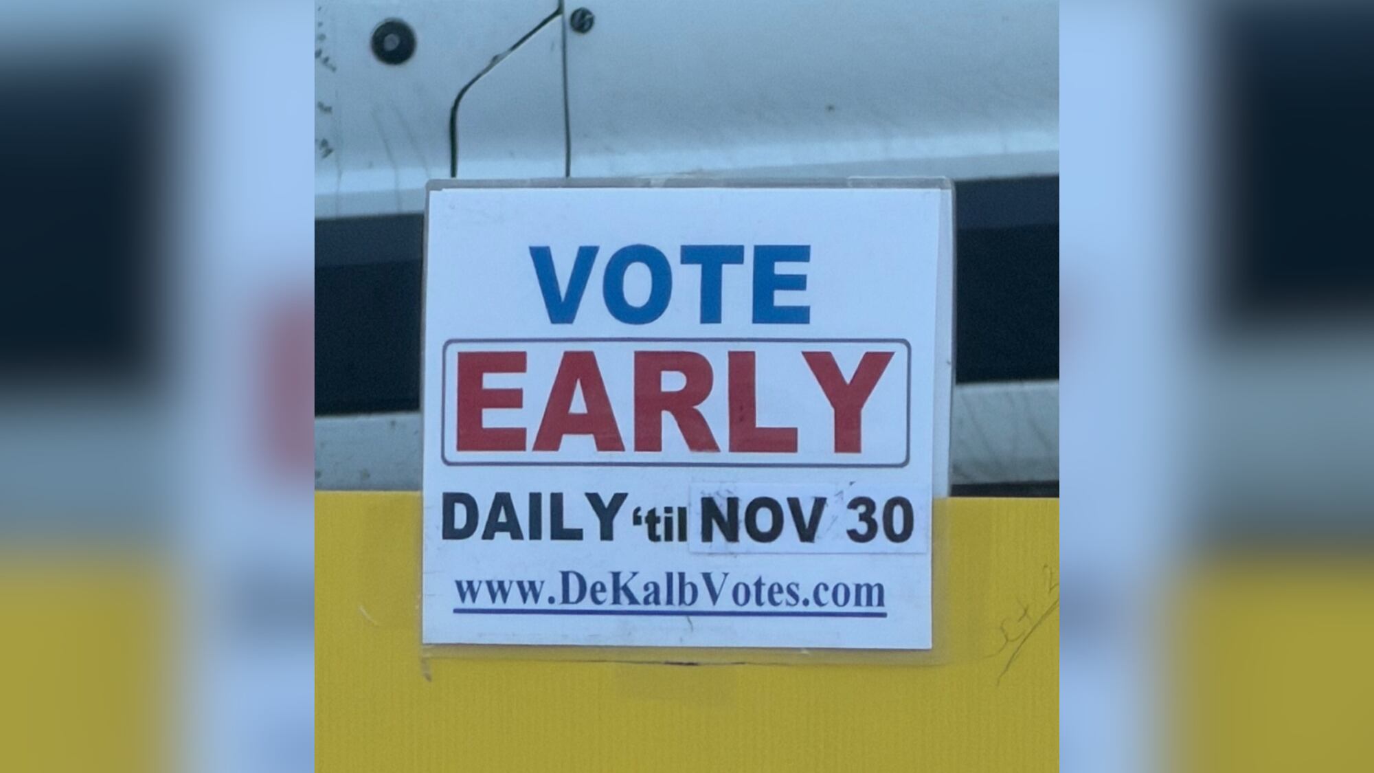 Signs with wrong election information pop up around Decatur