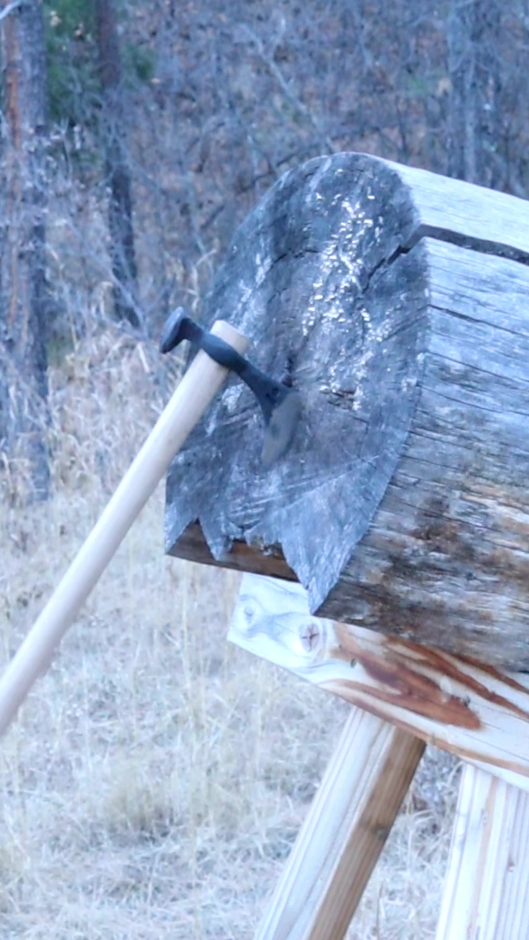 Railroad spike forging in the fire