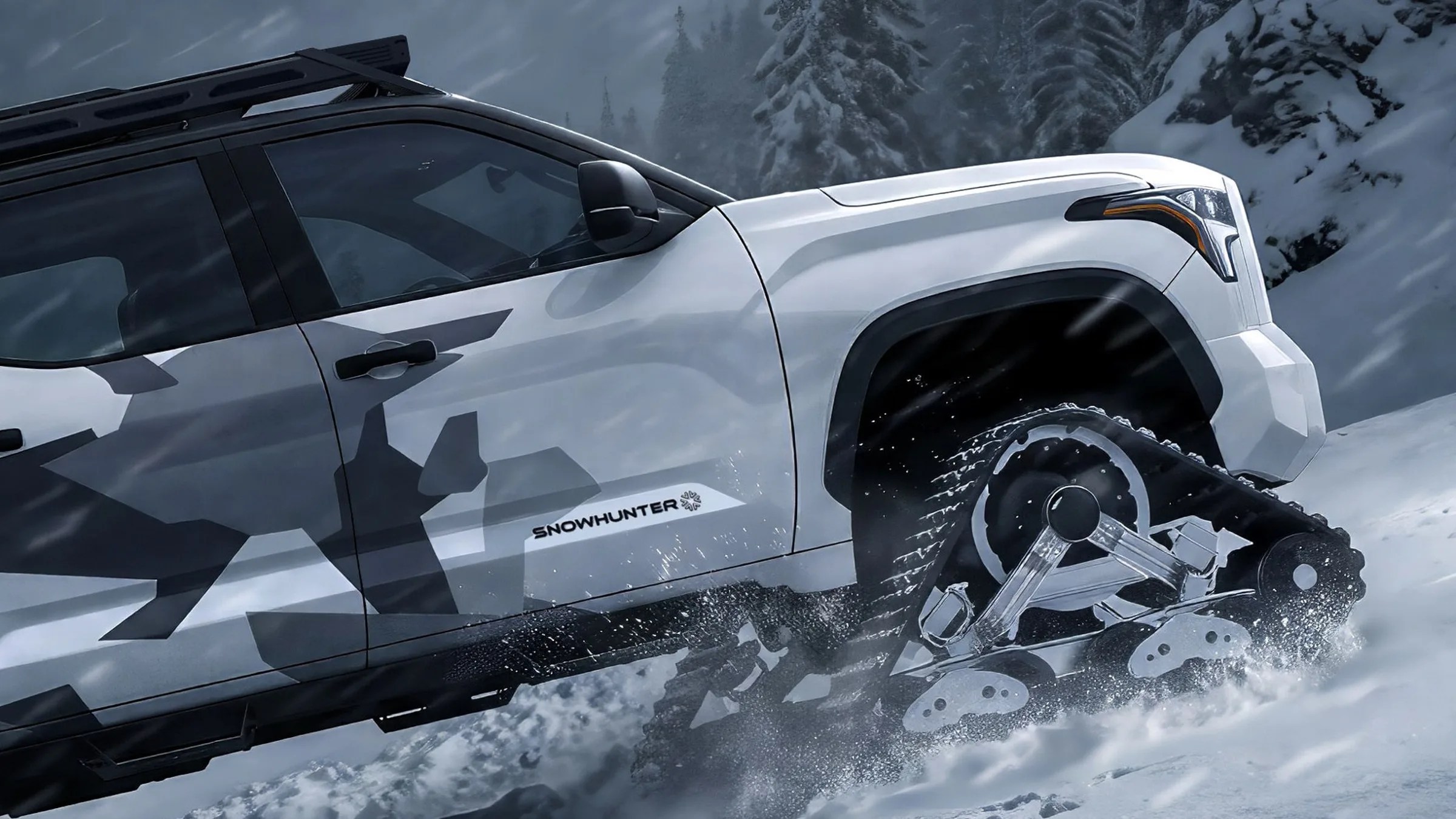 Toyota’s Tundra Snowhunter hides something cooler than tank tracks