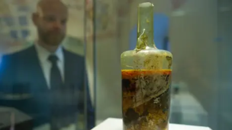 The 1,600-year-old Roman wine bottle no one dares to open; world's ...