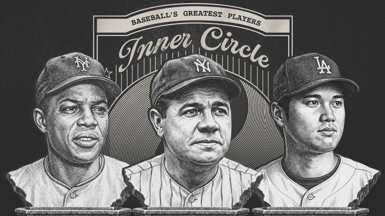 Baseball's greatest players: The inner circle and 10 numbers that ...