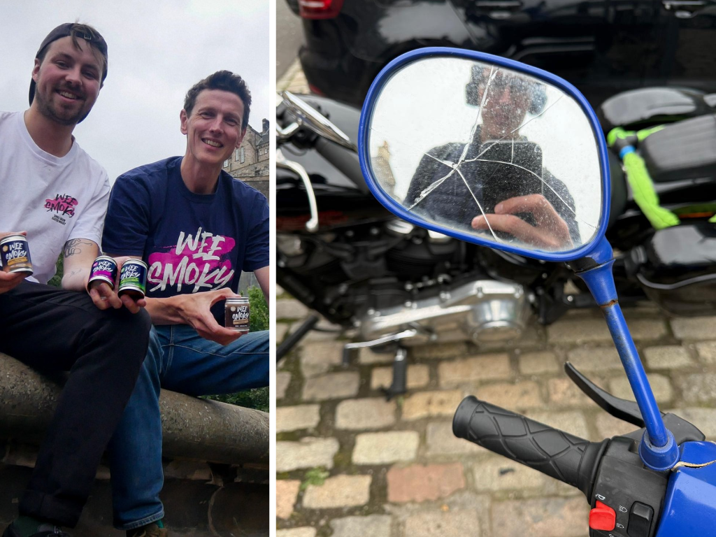 Edinburgh drinks firm suffers real blow after delivery scooter smashed ...