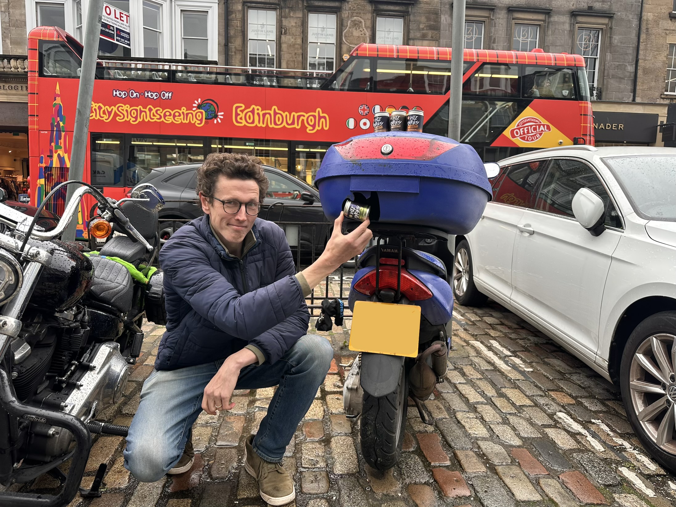 Edinburgh drinks firm suffers real blow after delivery scooter smashed ...