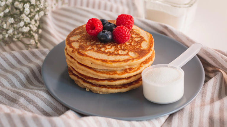 Make pancakes a protein-heavy breakfast with one clever extra step