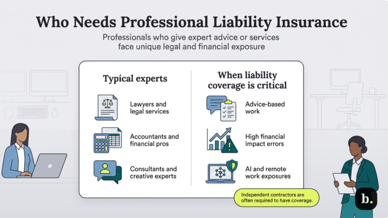 What is professional liability insurance?