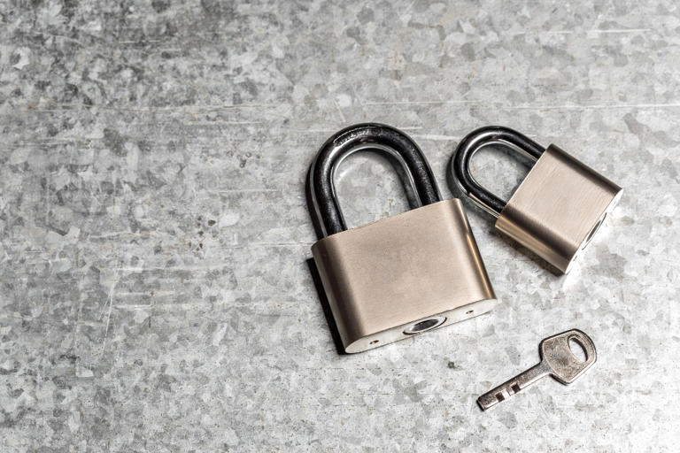 There is a small hole in the bottom of your padlock and using it wrong ...