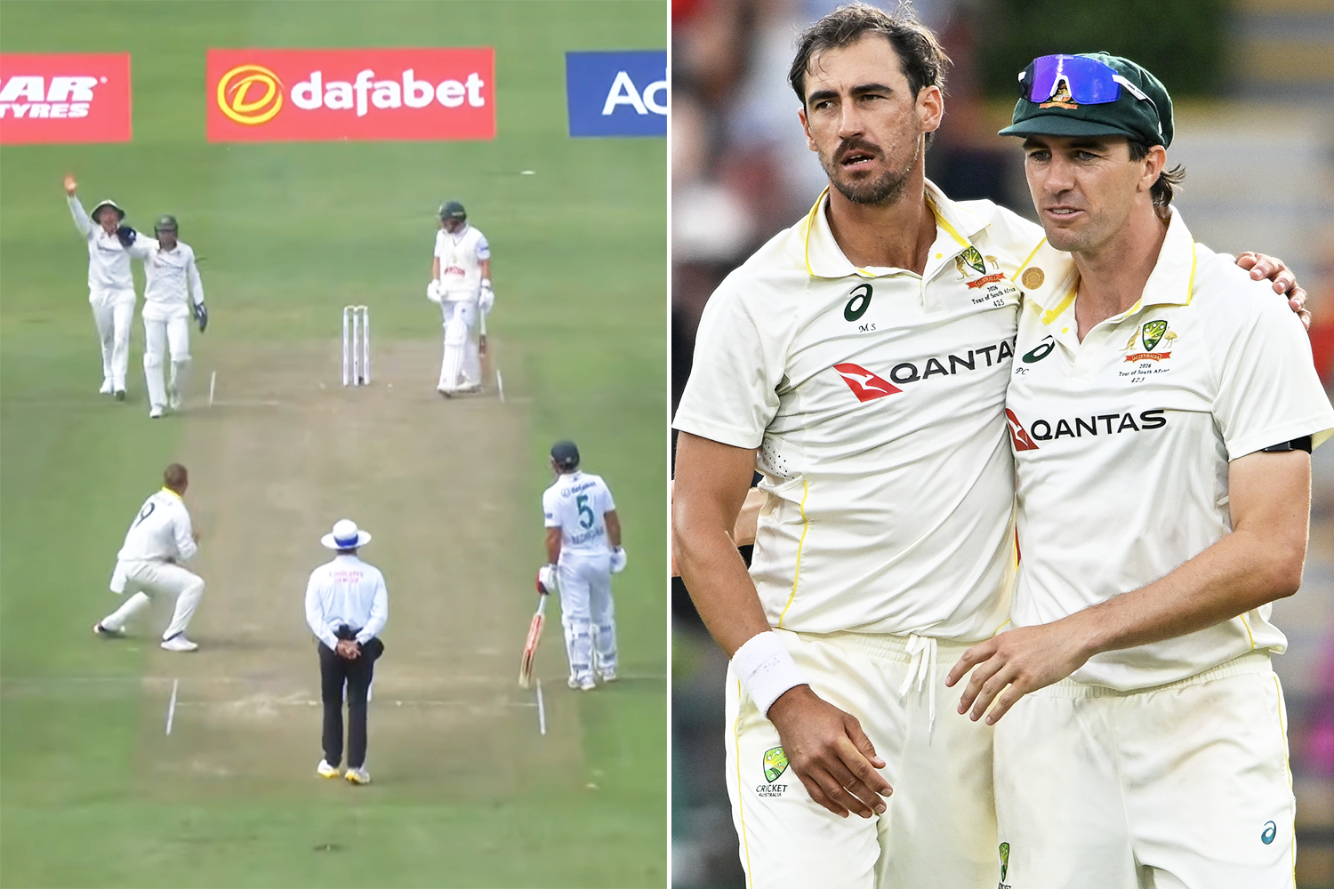 Aussies at risk of copping $77,000 fine over rule breach in third cricket test in South Africa
