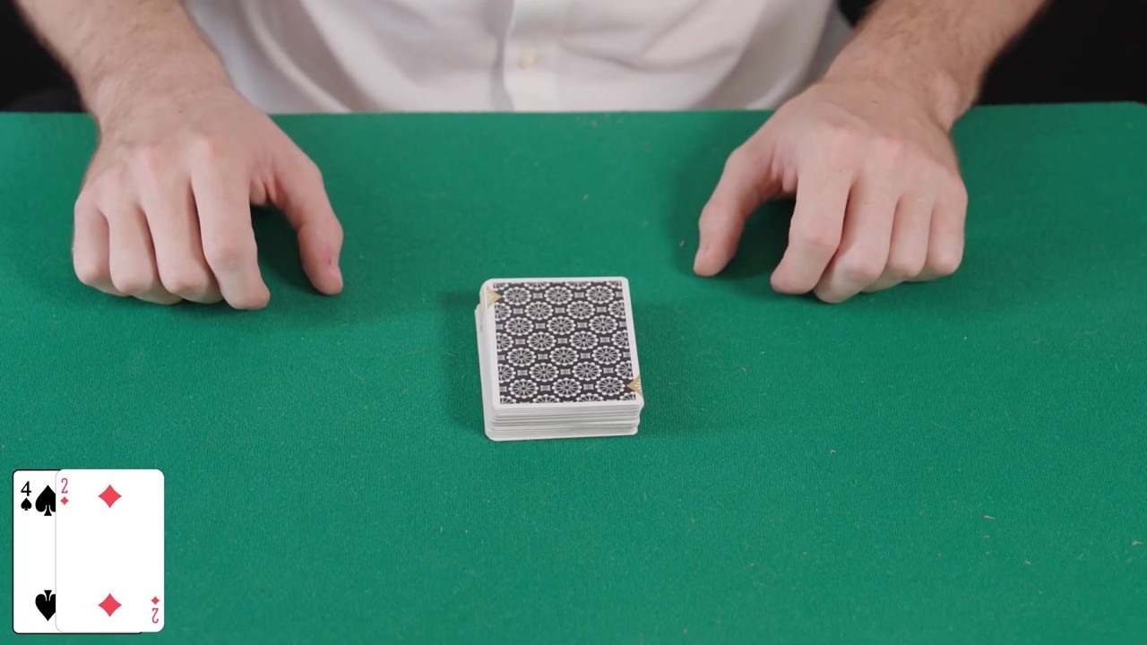 Oscar Owen teaches a mixed-deck two-card trick
