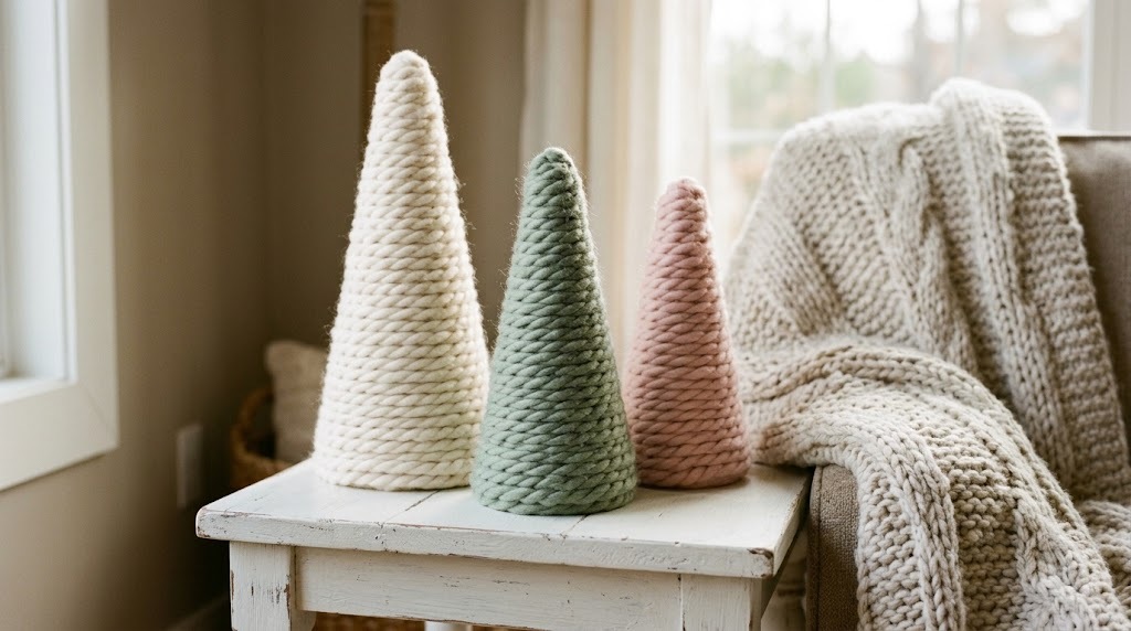 Cone Christmas trees: 13 tabletop trees you can make from cheap foam ...