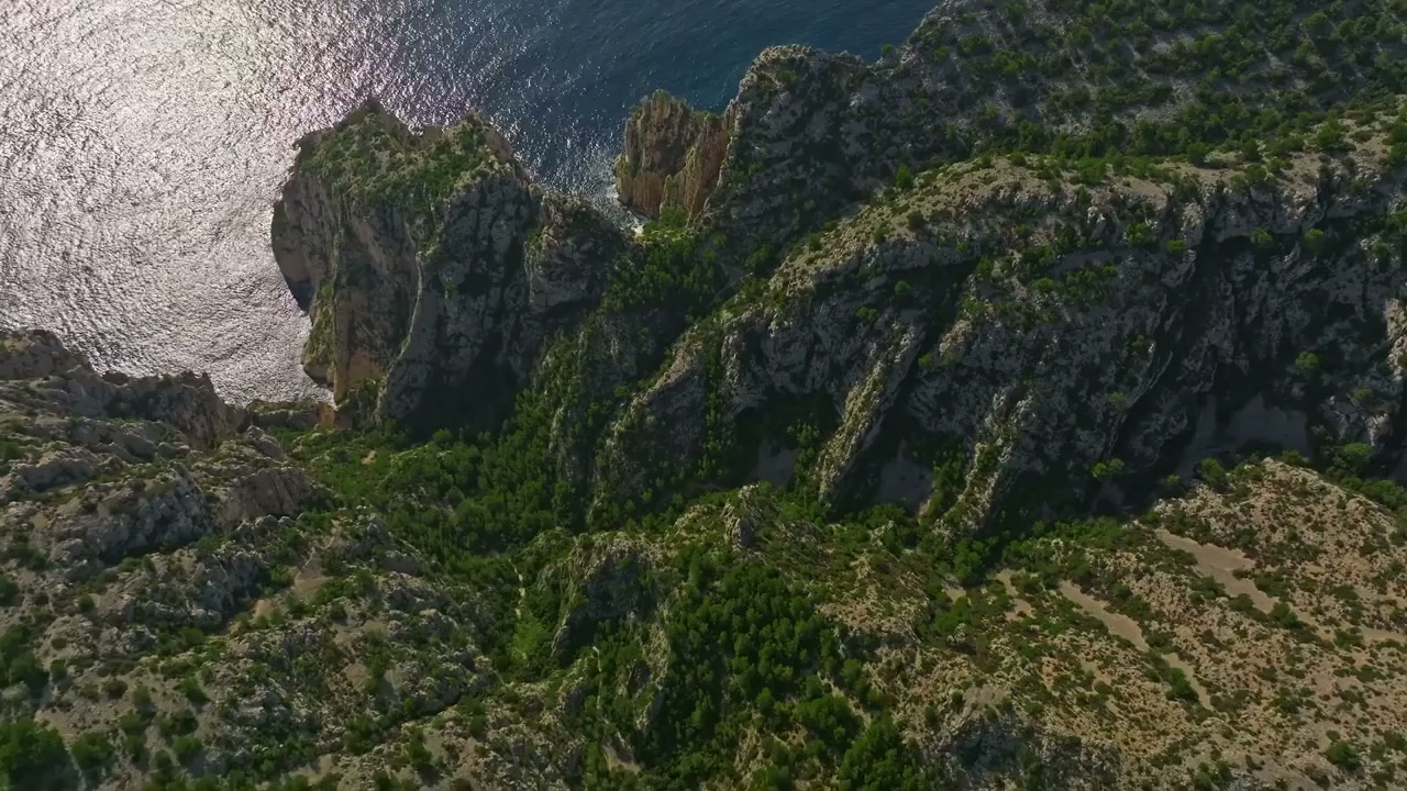 프랑스 Calanque d'En-Vau: 카시스와 마르세유 간 드론 투어