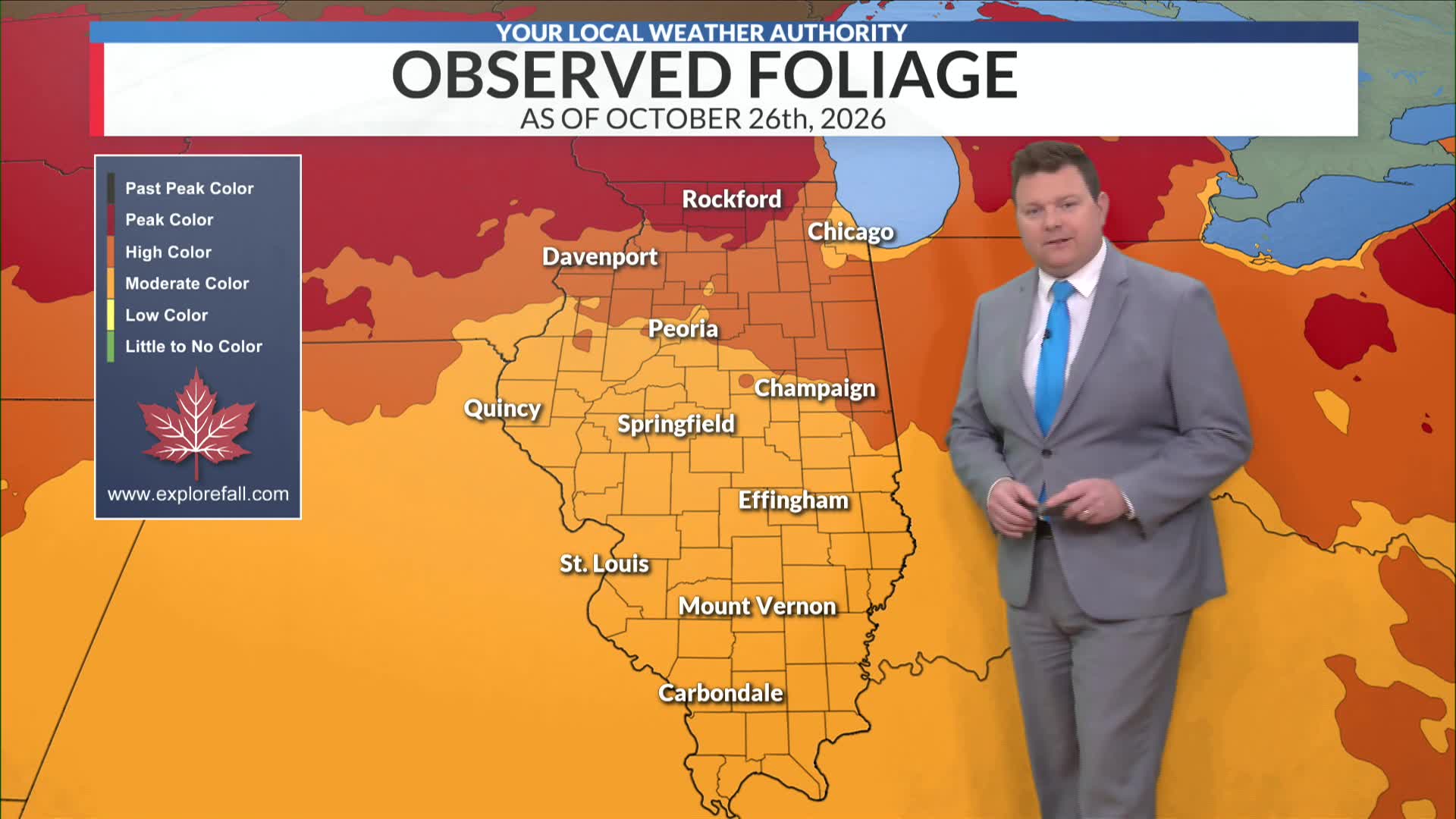 4 p.m. Tuesday, October 27 forecast