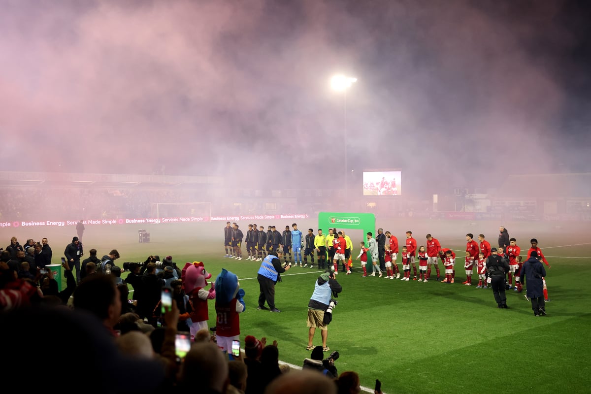 Fleetwood 0-0 Arsenal: Carabao Cup tie stopped early on - live