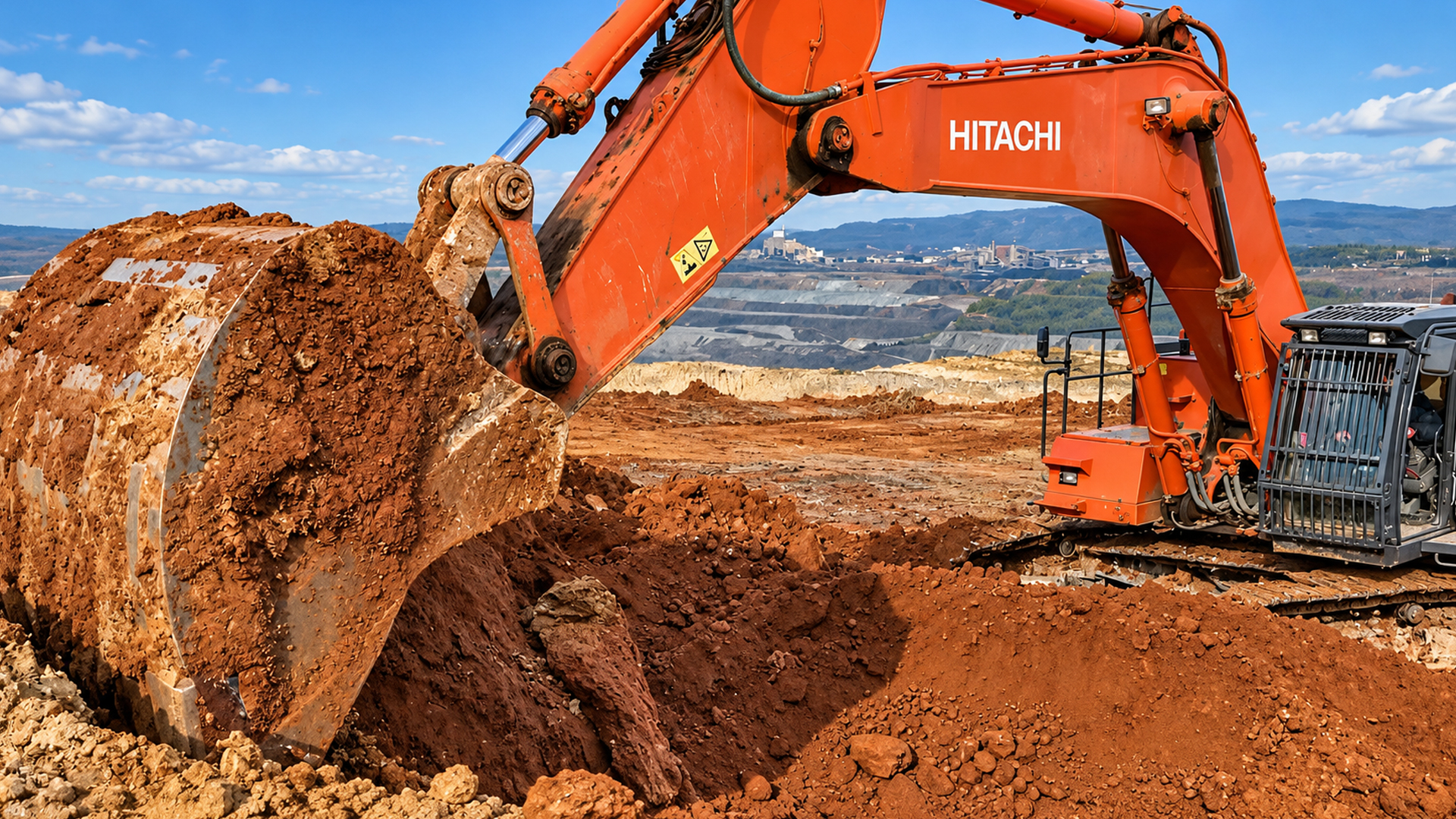 Watch how a 70-ton Hitachi Zaxis 670 excavator loads mining trucks in 4 ...