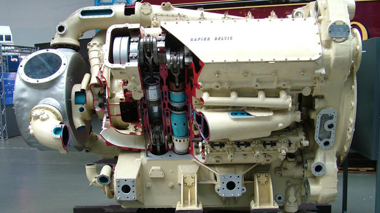 What happened to the weird 18-cylinder 2-stroke triangle engine that ...